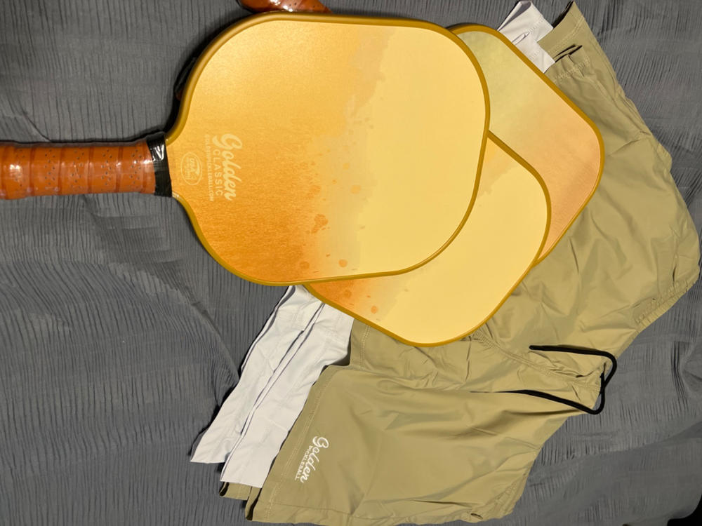 Golden Classic Pickleball Paddle - Customer Photo From Carlos Carthen II