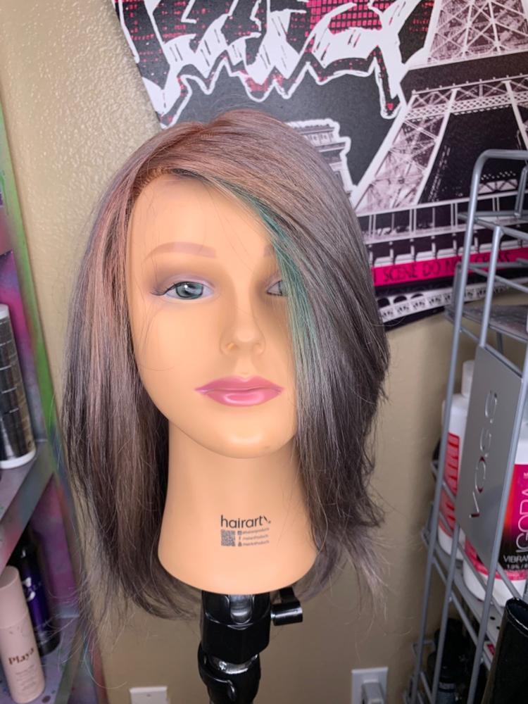 Emma: [100% European Hair Mannequin] - Customer Photo From Angela Nava