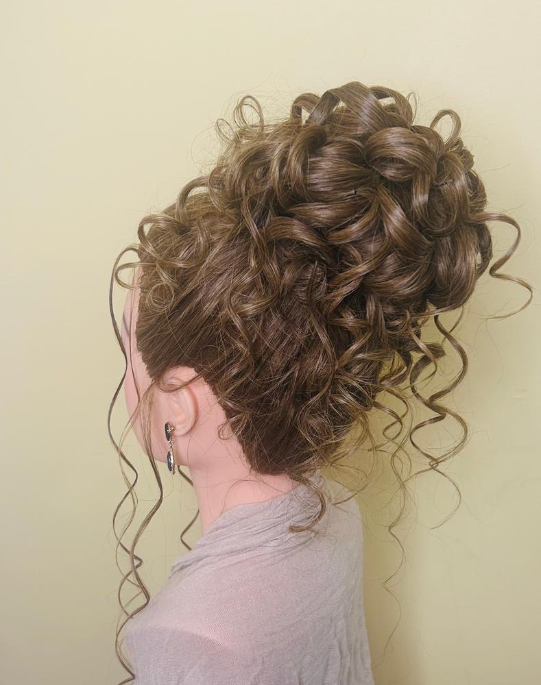 Tessa [100% Human Hair Mannequin] Long Hair Training Head - Customer Photo From Maye