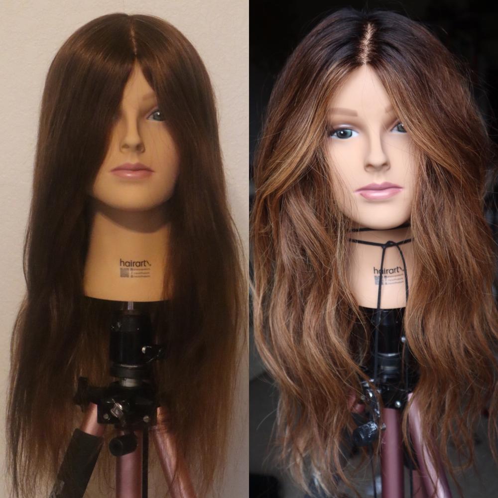 Nico 24 inch Blonde Mannequins for Up Dos [100% Human Hair Mannequin]