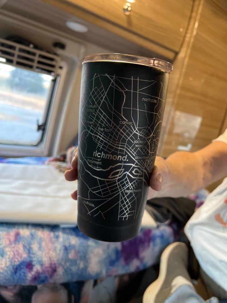 Home Town Map 20 oz Insulated Pint Tumbler - Customer Photo From Martha Mabry