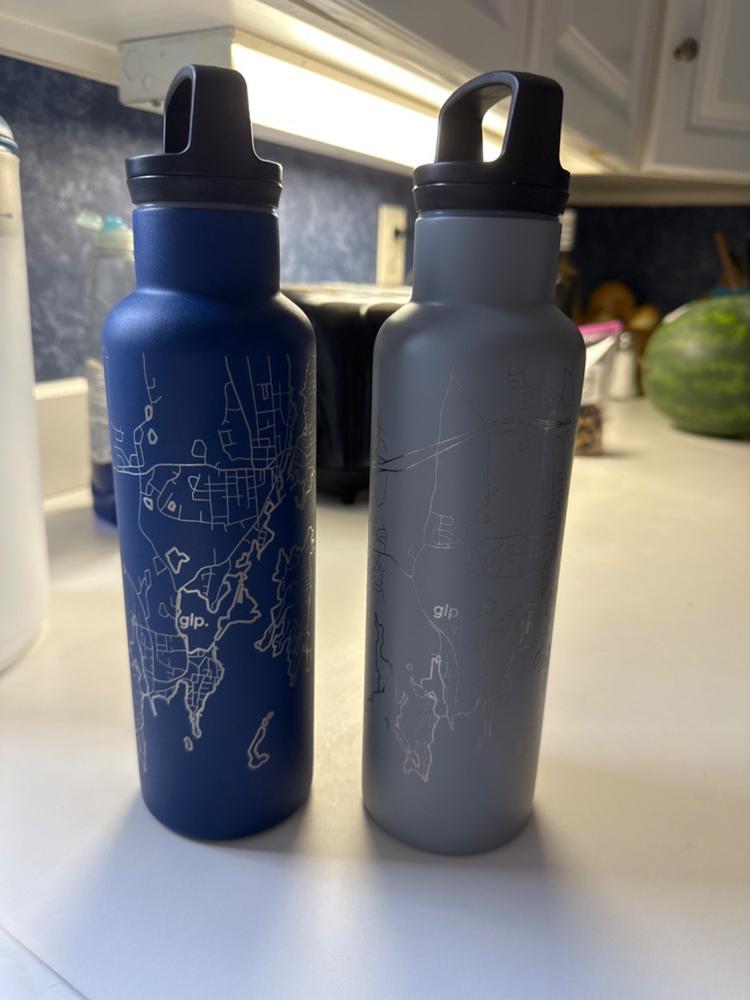 Anywhere Map 21 oz Insulated Hydration Bottle - Customer Photo From Debra Wilson