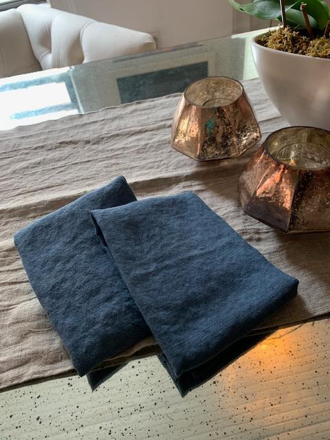 Orkney Linen Napkin Set - Customer Photo From Lisa Ferrero