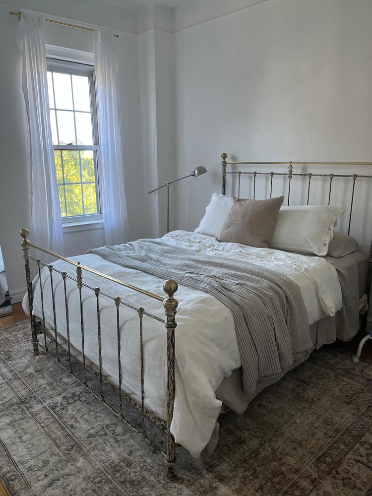 Orkney Linen Duvet Cover - Customer Photo From Victoria