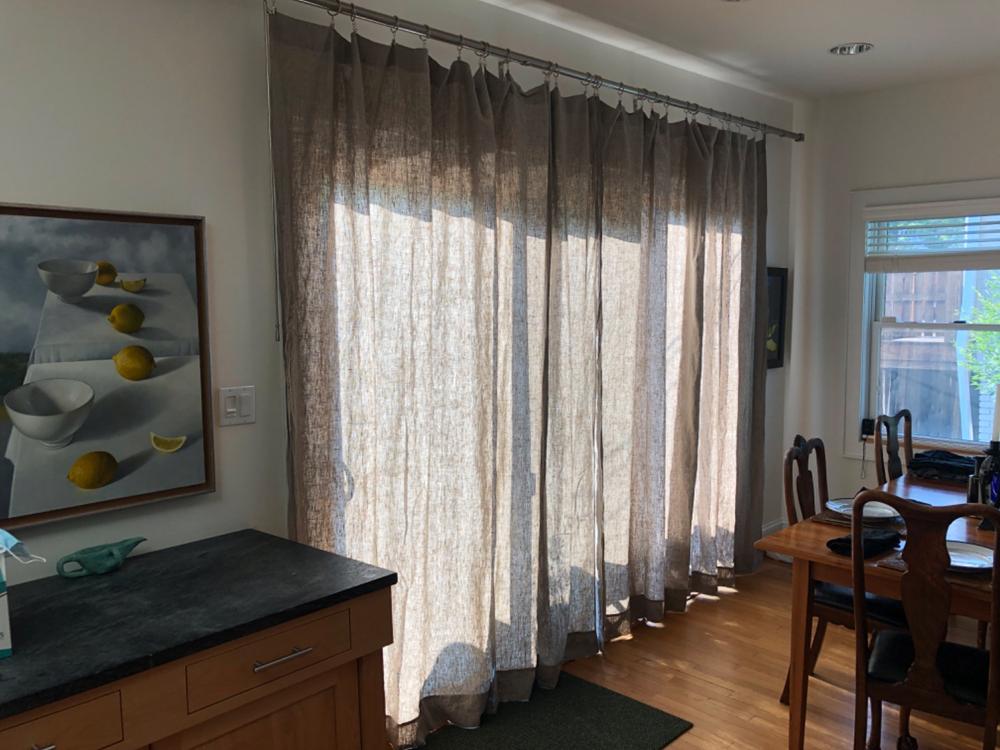 Orkney Linen Curtain - Customer Photo From Anne Horst