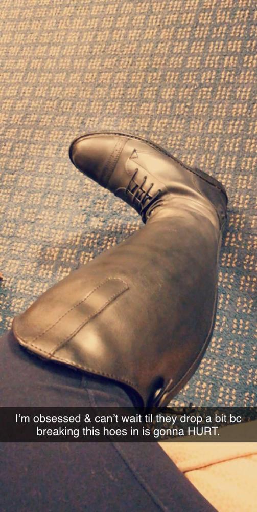 TuffRider Ladies Starter Back Zip Field Boots in Synthetic Leather - Customer Photo From Teresa