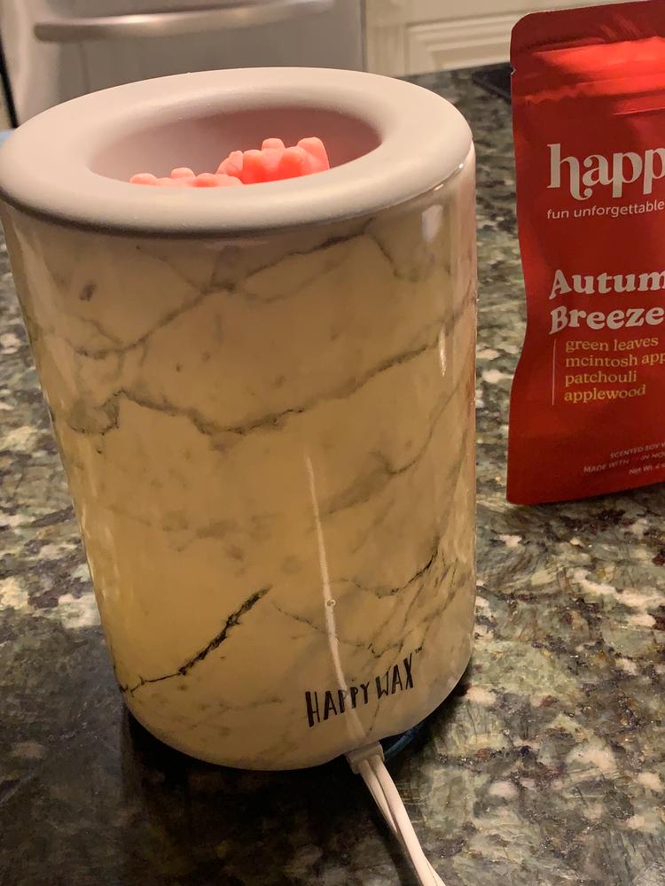 Happy Wax - Mod Wax Melt Warmer (with Auto Shut Off Timer) in Watercolor 