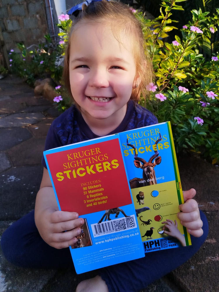 Kruger Sightings Stickers - Customer Photo From Janet Hyde
