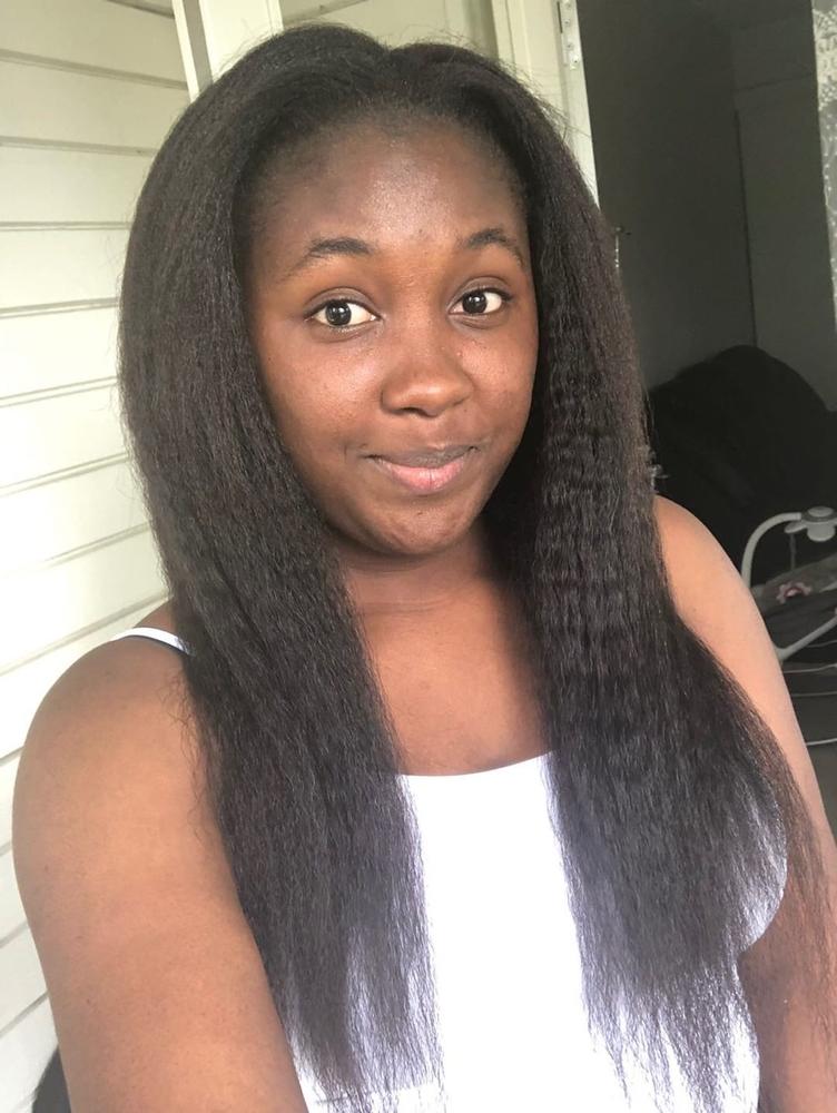 Kinky Straight Clip Ins - Customer Photo From Maryle W.
