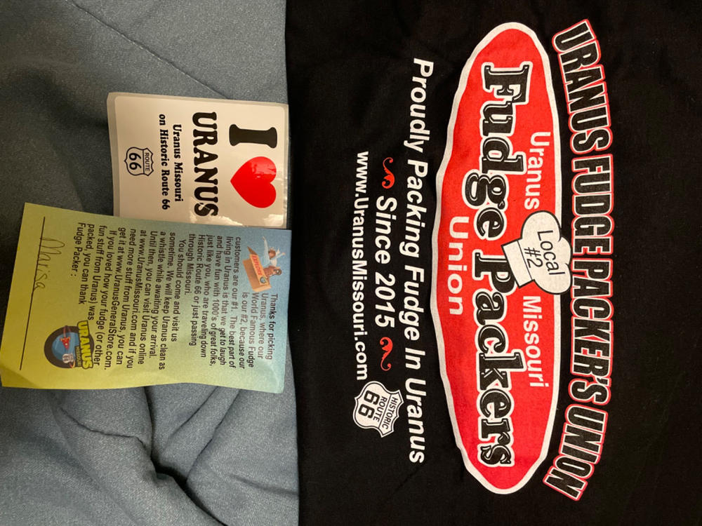 Uranus Fudge Packer T-Shirt - Customer Photo From Simon Foret 