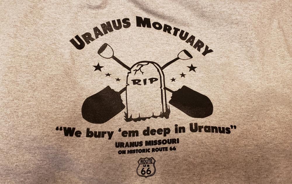 Uranus Mortuary T-Shirt - Customer Photo From Jeanie Locust