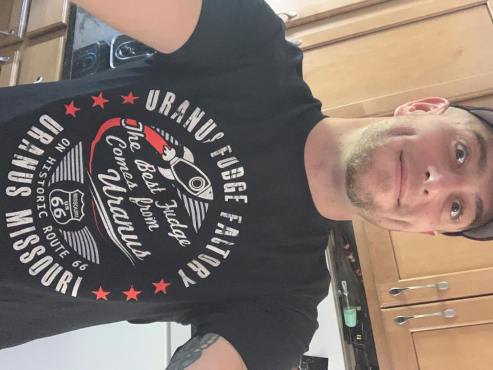 Uranus Fudge Factory Tee - Customer Photo From Benny Nardelli