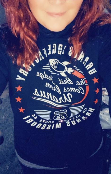 Uranus Fudge Factory Hoodie - Customer Photo From Heather Harbour