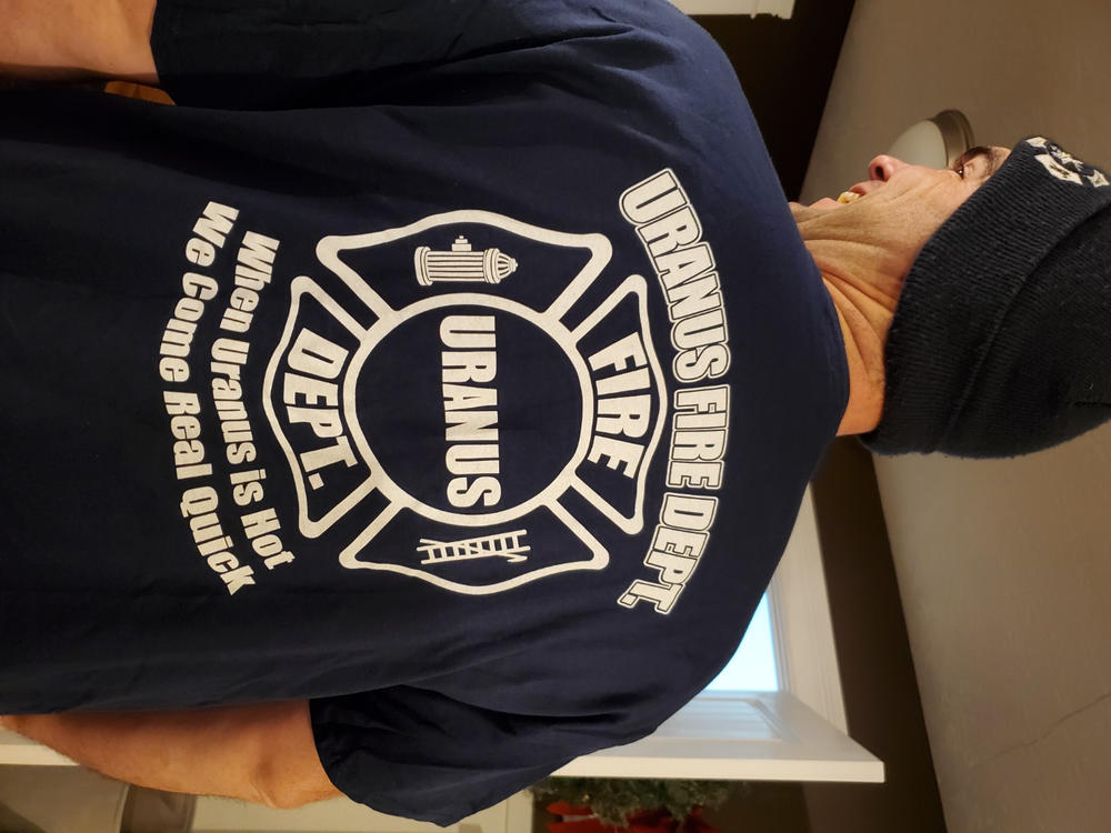 Uranus Fire Dept T-shirt - Customer Photo From Ashley Bice