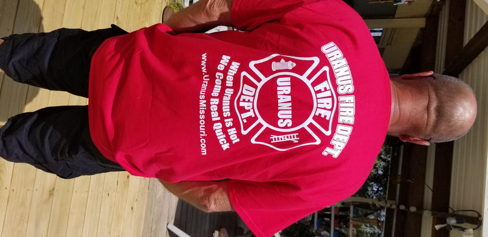 Uranus Fire Dept T-shirt - Customer Photo From Rodney Parks