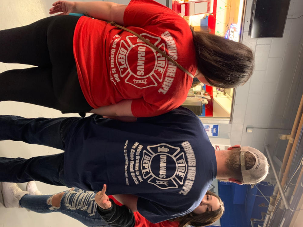 Uranus Fire Dept T-shirt - Customer Photo From Amanda Ramsey 