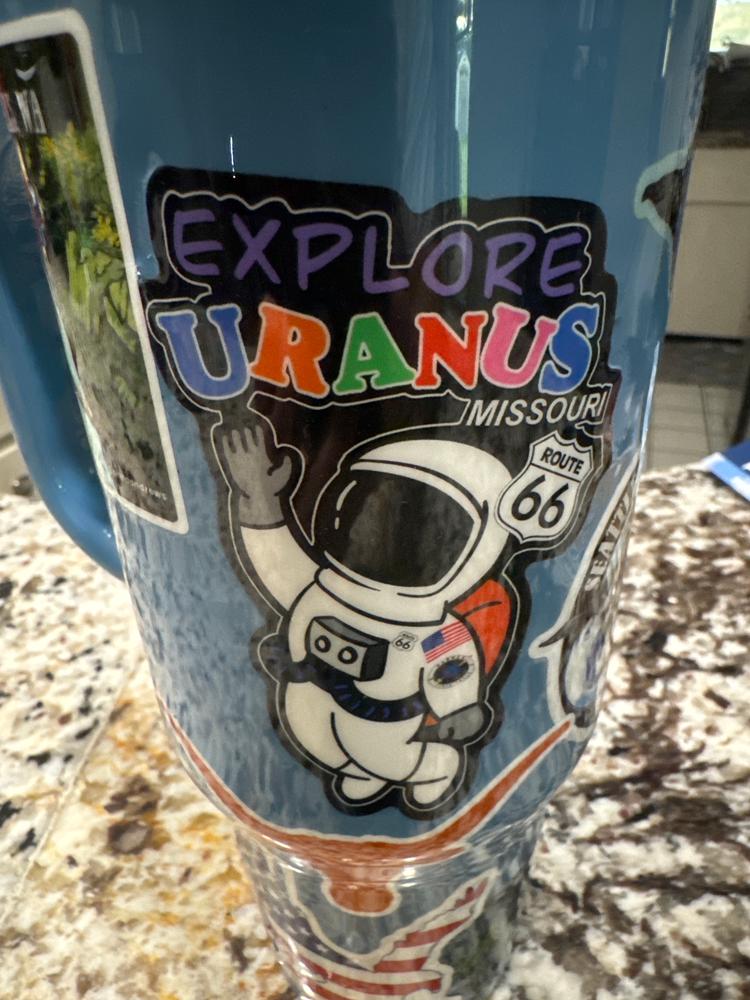 Uranus Missouri Astronaut Sticker | Uranus Fudge Factory