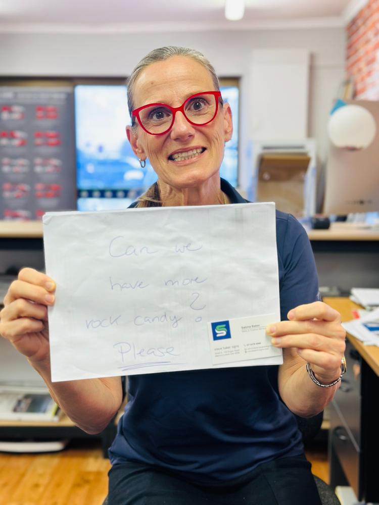 Artisan Rock Candy Jar 80G - Merchandise - Customer Photo From Sabina Baker