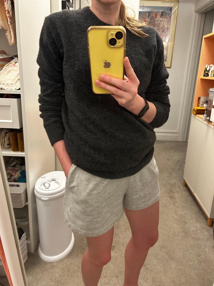 Mongolian Cashmere Crewneck Sweater - Customer Photo From md