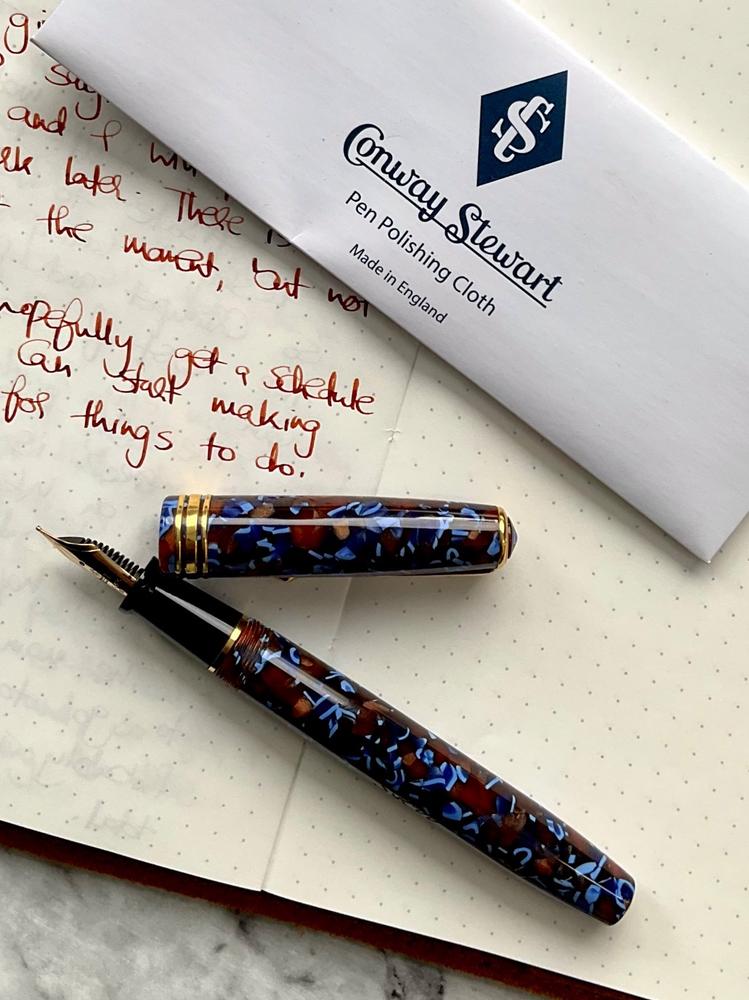 Conway Stewart Series 58 Flecked Autumn - Customer Photo From Steve Williams