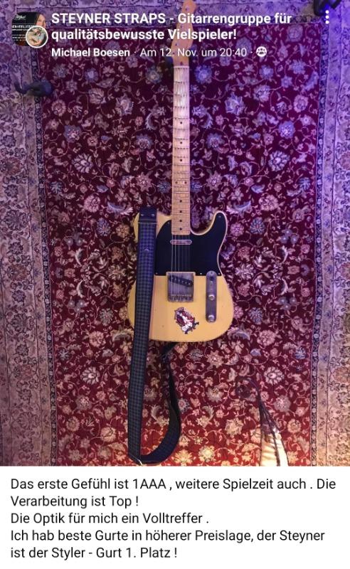 Vintage Gitarrengurt Aberdeen - Customer Photo From Michael Boesen