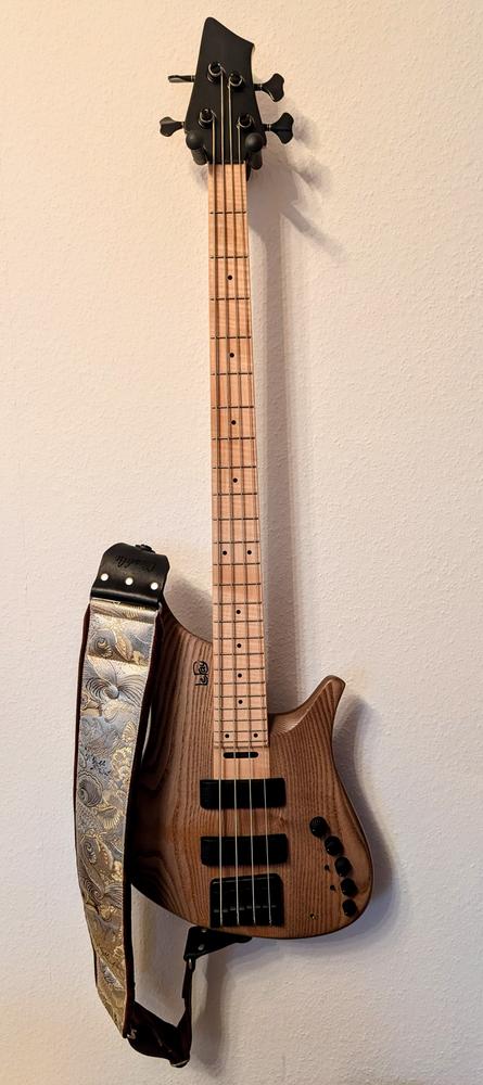Gepolsterter Bassgurt V2 - Eastern Ivory (9.5 cm Breite) - Customer Photo From Darijo