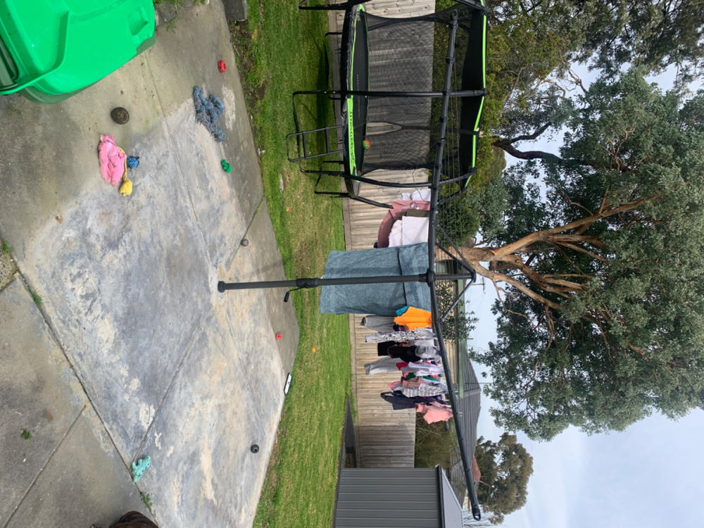 Hills Hoist 8 Line Rotary Clothesline - Customer Photo From Jamie Thiel