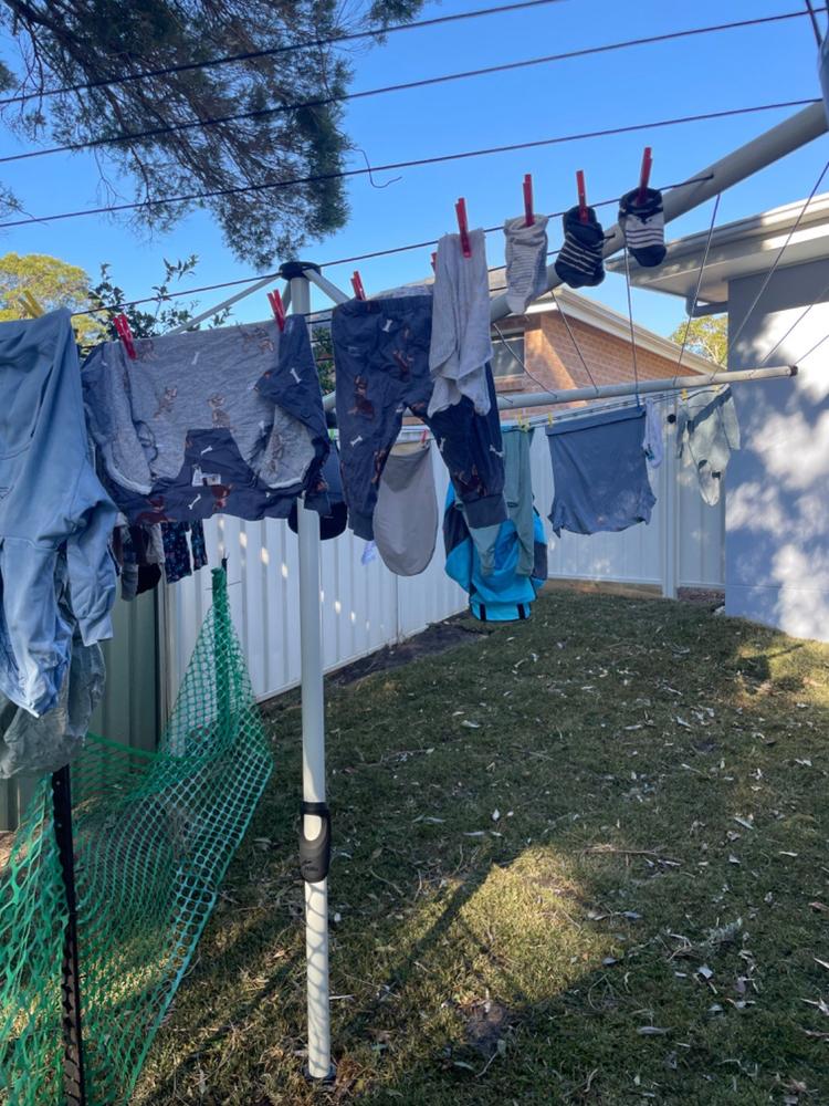 Hills Hoist 8 Line Rotary Clothesline - Customer Photo From Alana Mellor