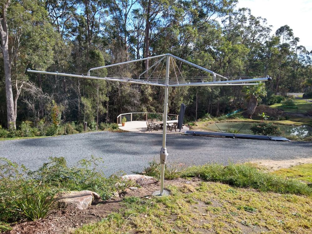 Hills Hoist Heritage 6 Line Rotary Clothesline - Customer Photo From Deb Grant