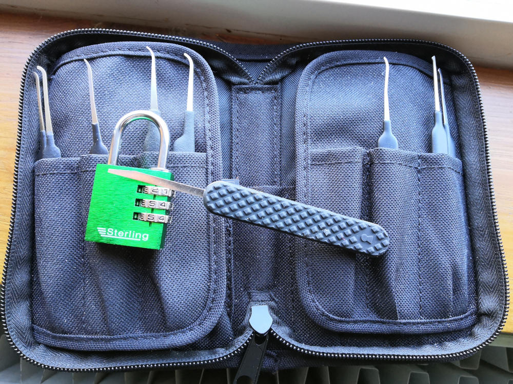 Sparrows ULTRA Combination Lock Decoder - Mini Knife Decipher Tool - Customer Photo From David McKay