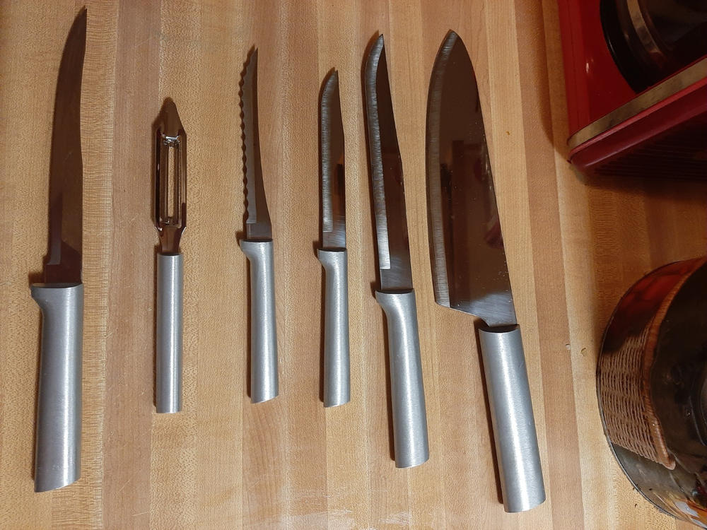 Rada #3 Vegetable Peeler Peeling Paring Knife 6 1/2 Stainless Steel 3 1/4  Blad