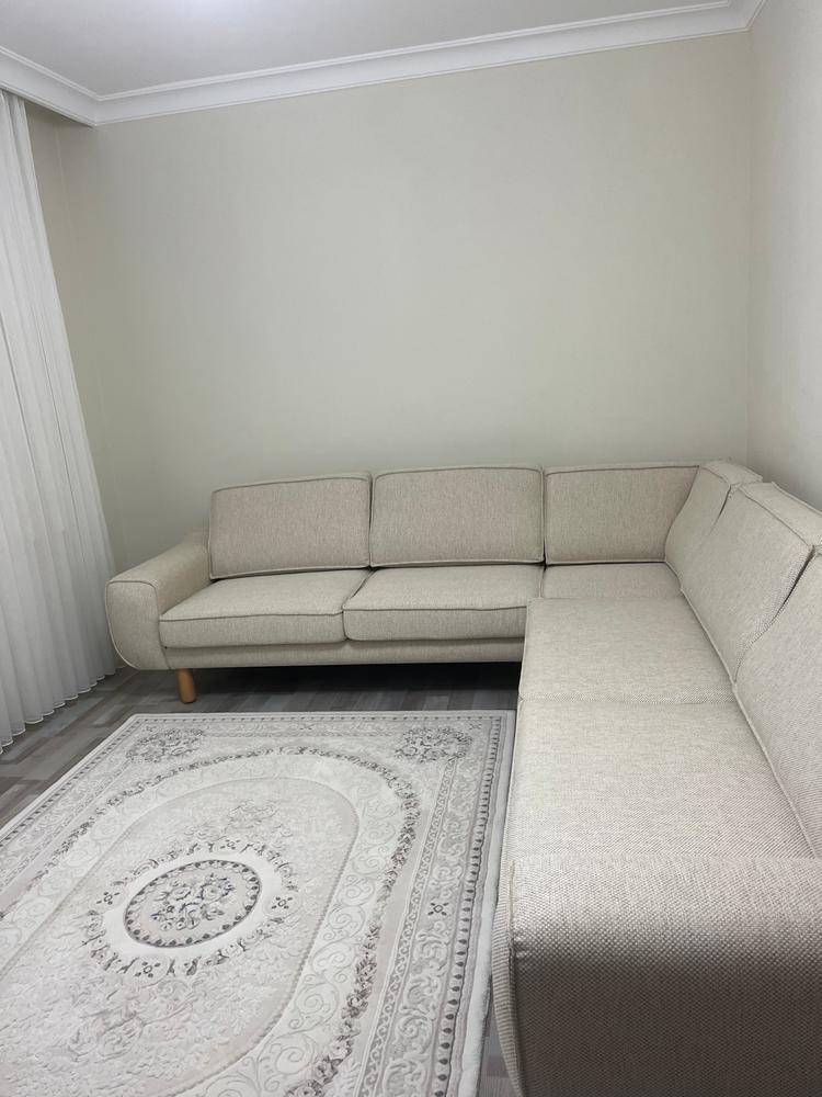 Klem 290 x 264 Köşe Silindir Ahşap Ayak - Doğal Doku - Customer Photo From Zeynep U.