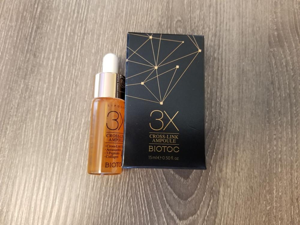 BIOTOC 3X Cross Link Ampoule - Customer Photo From Tina L.