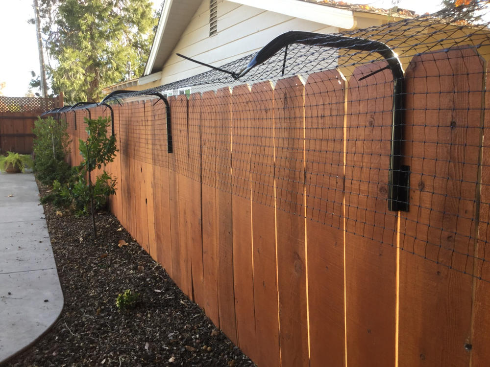 14" Cat Fence Extender w/ Mounting Hardware. Easypetfence