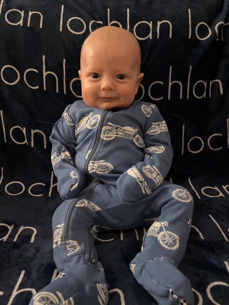 PERSONALIZED NAME BLANKET - LIGHT (ALL COLOR OPTIONS) - Customer Photo From Michelle Lobbezoo
