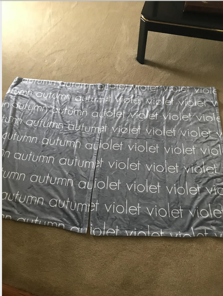 PERSONALIZED NAME BLANKET LIGHT (ALL COLOR OPTIONS) Highway 3