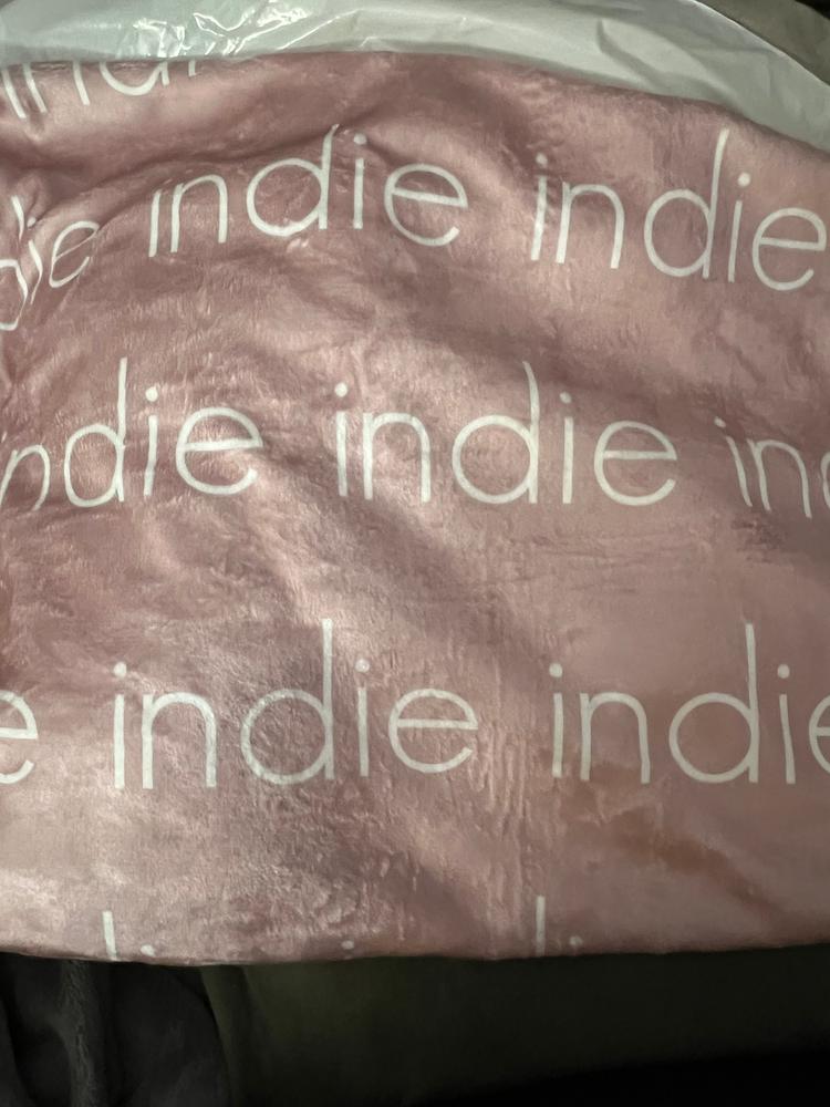 PERSONALIZED NAME BLANKET - LIGHT (JEWEL TONE COLOR OPTIONS) - Customer Photo From Beth