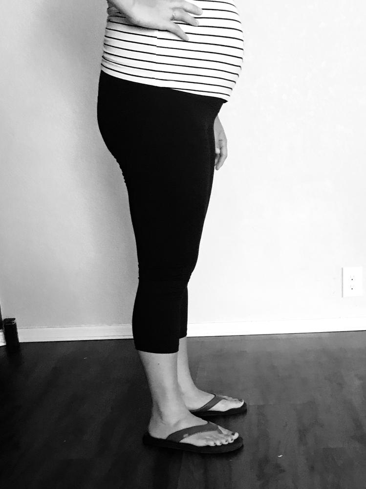 Comfy Maternity Cropped Leggings - Customer Photo From Anonymous