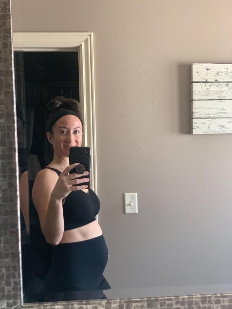 Comfy Maternity Cropped Leggings - Customer Photo From Shield Meyer 