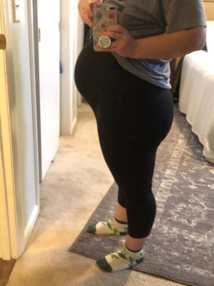 Comfy Maternity Cropped Leggings - Customer Photo From Anonymous