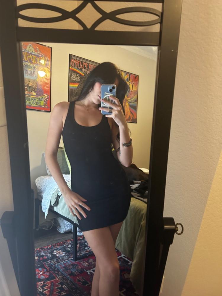 WOMENS MODAL TANK DRESS - Customer Photo From sydney farris
