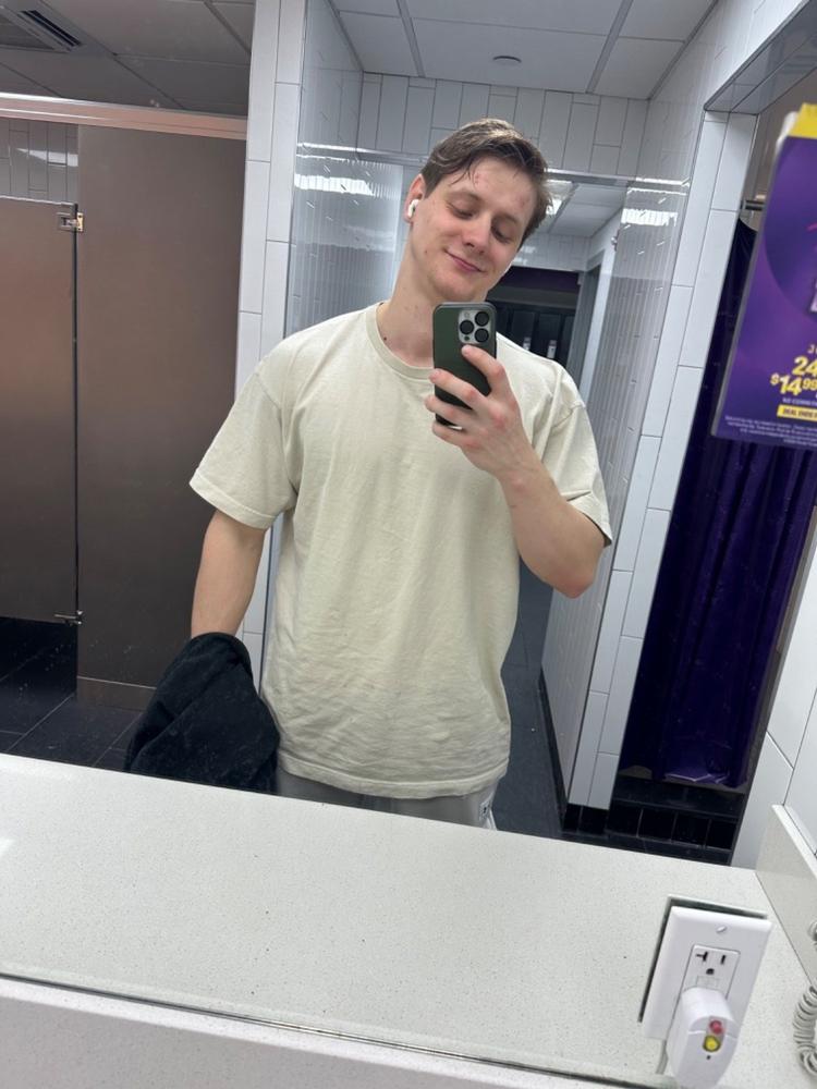 MENS DROP SHOULDER TEE - Customer Photo From Anonymous