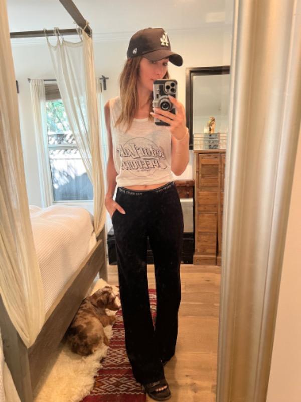 WOMENS FRENCH TERRY LOUNGE PANT - Customer Photo From Antonia Blyth