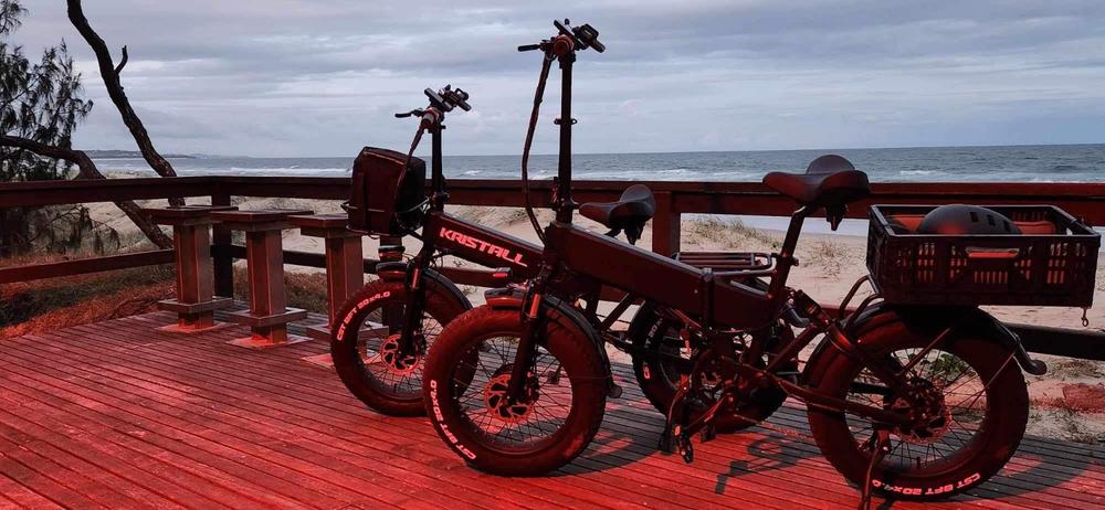Kristall RX20 MAX Electric Folding Fat Bike (With Free Phone Holder) - Customer Photo From Kathryn Wilkinson