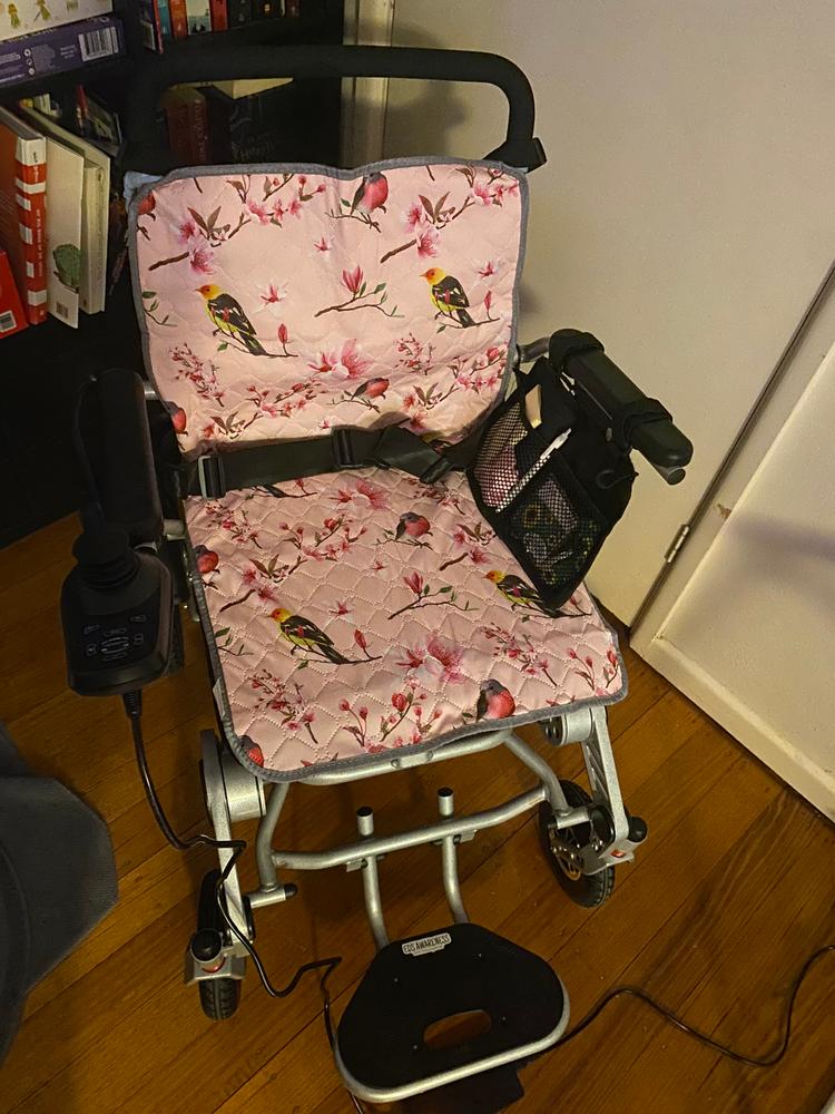 Dinkum Navigator Auto Folding Electric Wheelchair - Customer Photo From April