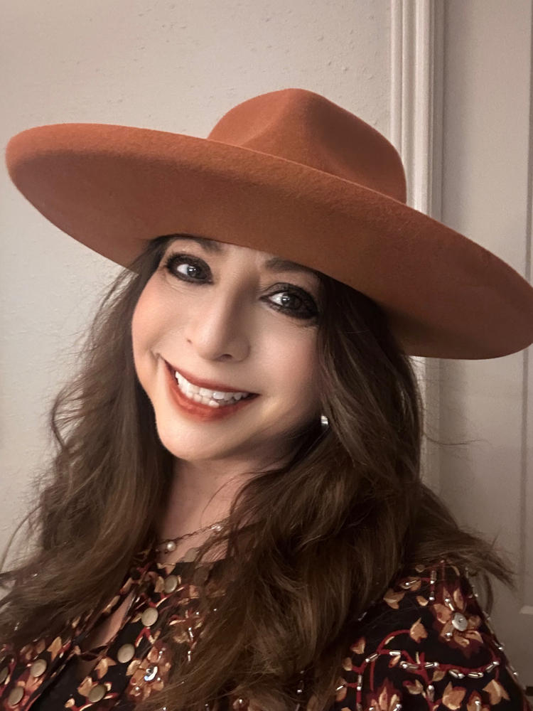NEW Biltmore Vintage Couture Rust Brown 100% Wool Cowgirl Hat Large / X Large Biltmore Explorer Wool Western Hat – Fashionable Hats main image 2