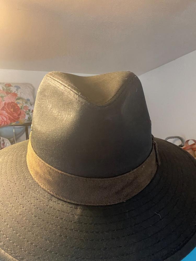 ?HP?VTG 1980s 100% Tan Wool Wide Brim Fedora Safari Hat Indiana Jones Style M hangar-3q_6d4e0ef2-7731-4377-  main image 3