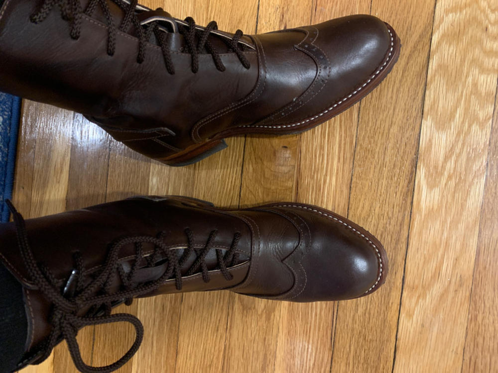Brown Leather Victorian Ankle Boots - Customer Photo From KatherineMarie C.