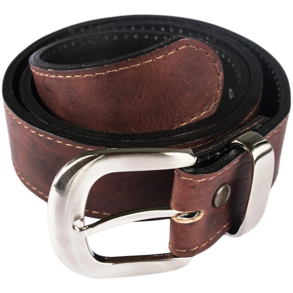 Smooth Brown Leather Money Belt - Customer Photo From GEORGE S.