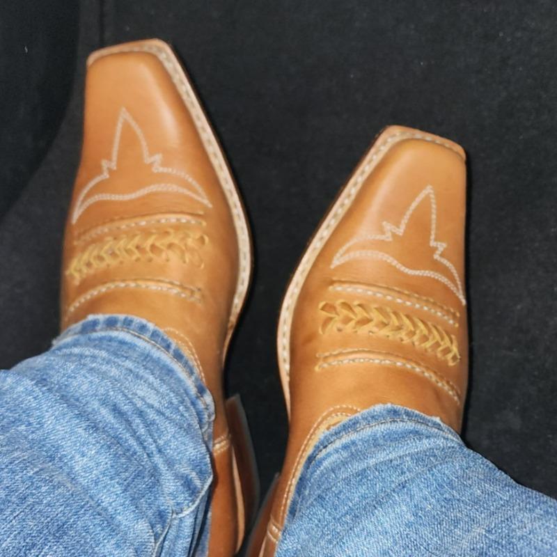 Braid Cowboy Boots - Customer Photo From Angelia C.